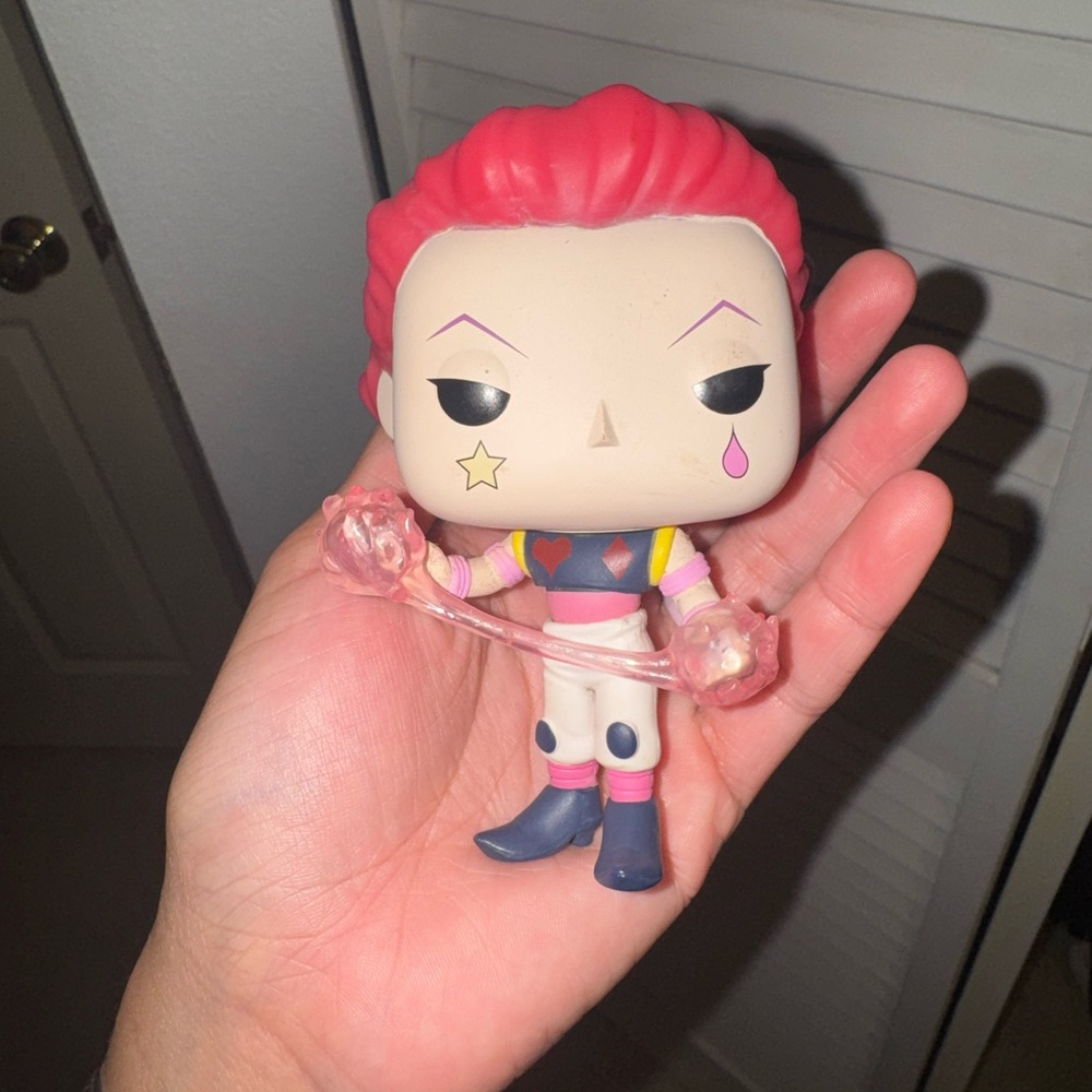 Funko Action Figure with Pink Hair and Blue Boots (Hisoka)